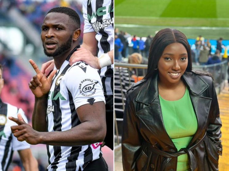 Super Eagles star Isaac Success and Nollywood actress Caroline Igben go public with their relationship