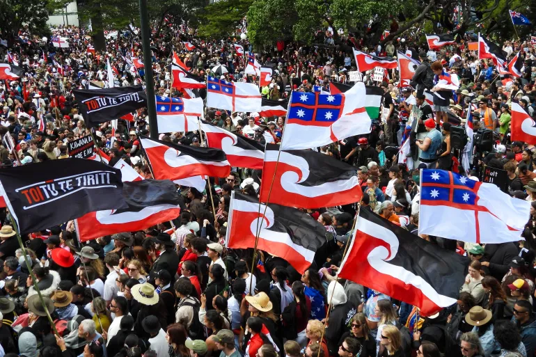 New Zealand: Over 40,000 protest against Maori Rights Bill