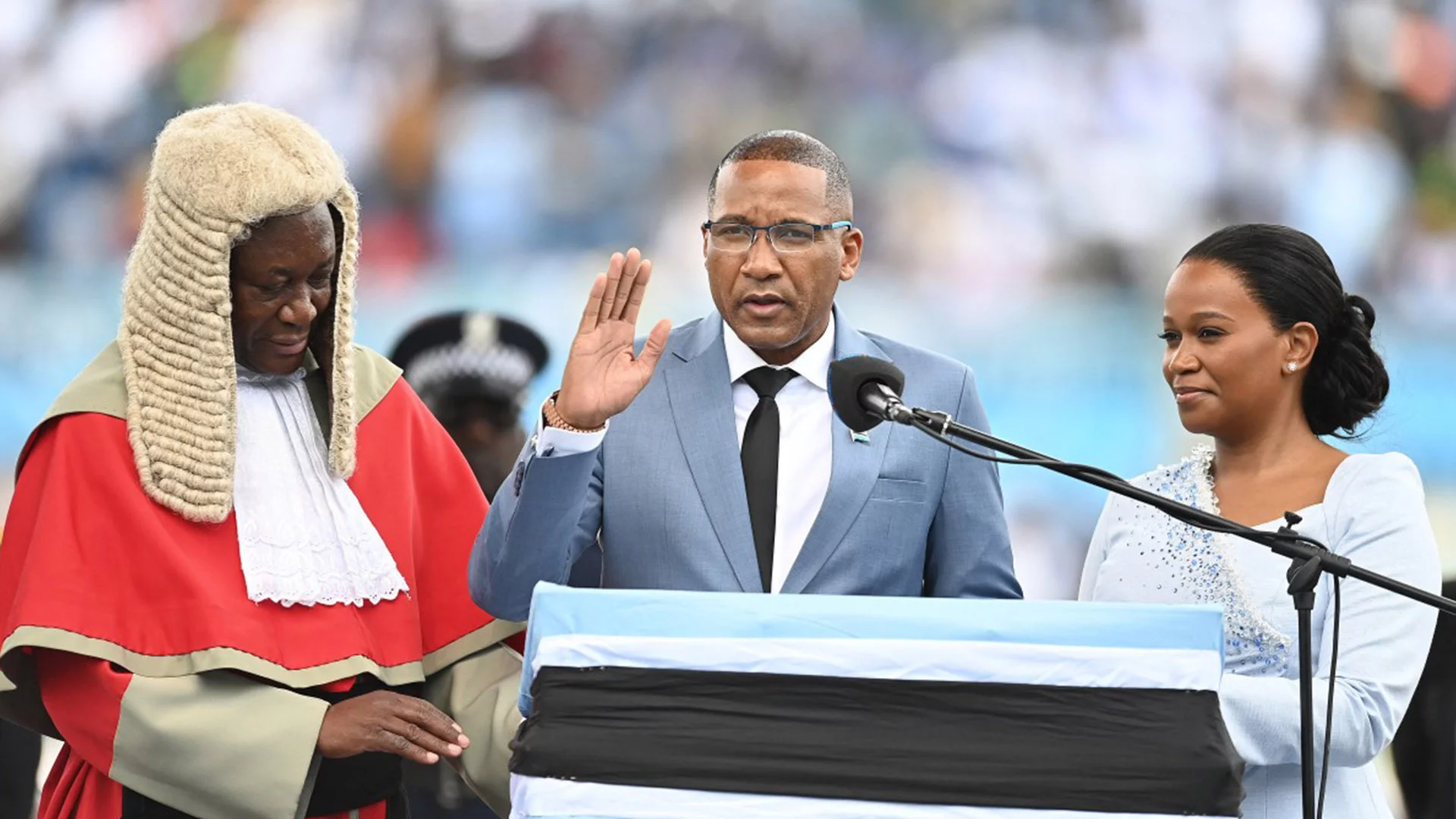 Duma Boko takes oath as Botswana’s president