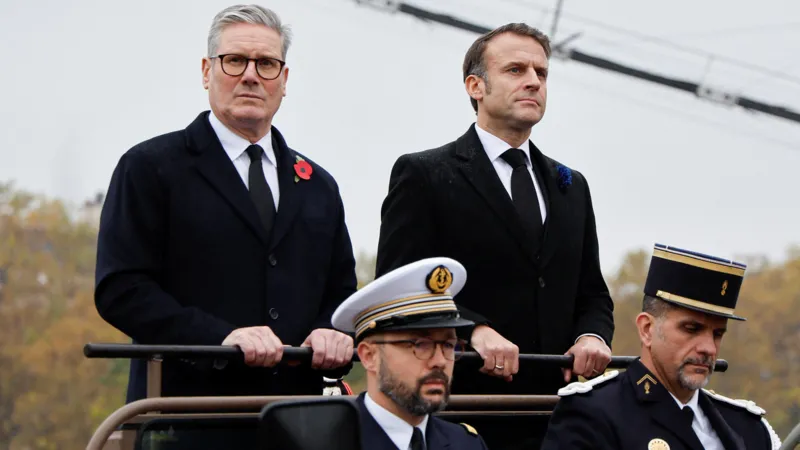 Macron and Starmer vow ‘unwavering’ Ukraine support
