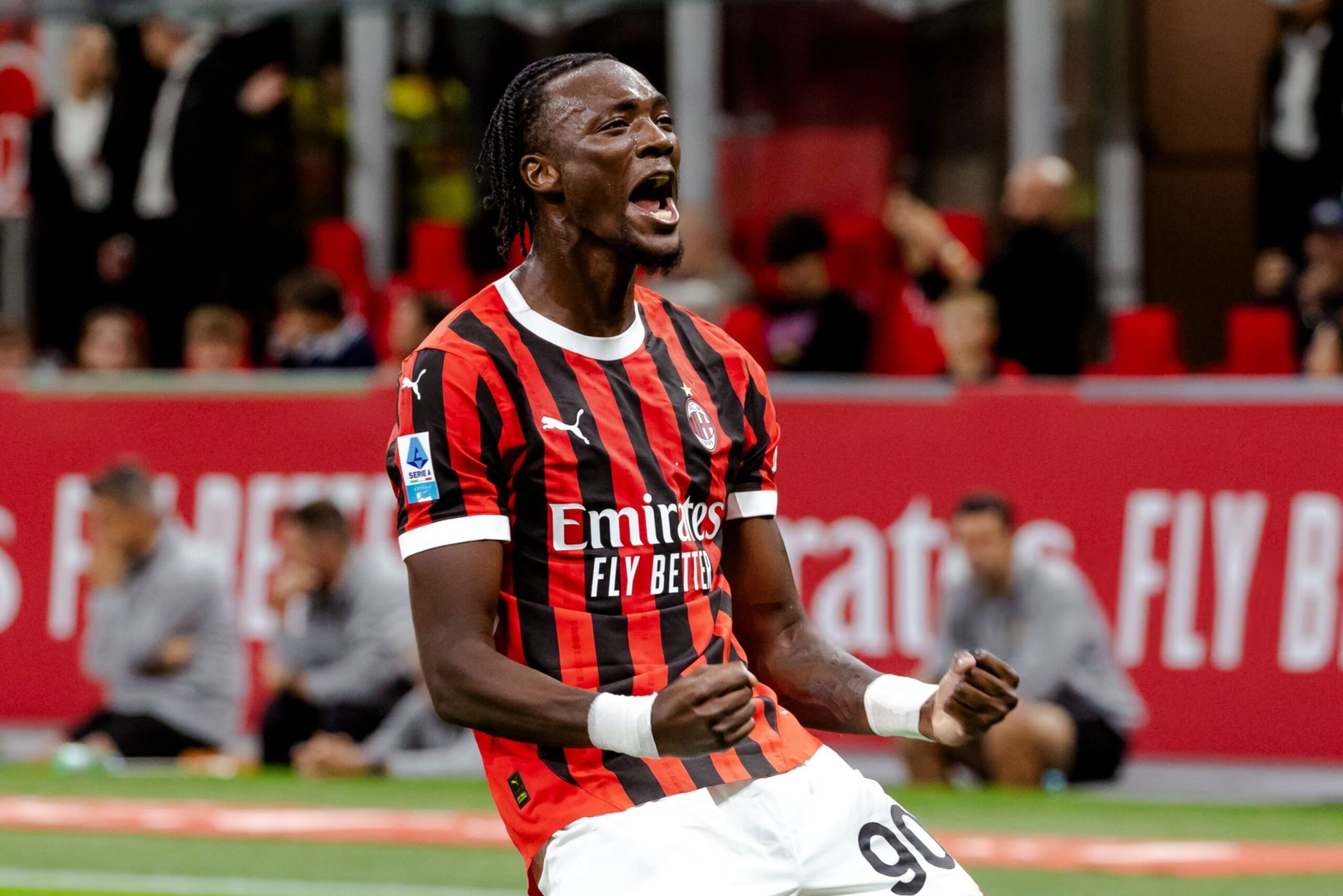 Abraham scores late as AC Milan beat Red Star Belgrade