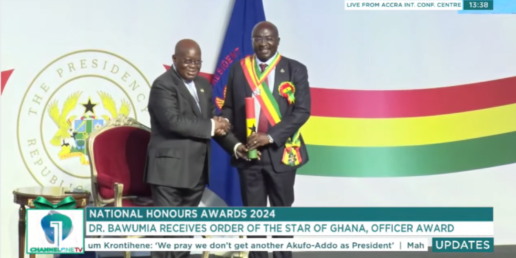 Akufo-Addo honours Bawumia with ‘Order of the Star of Ghana Award’