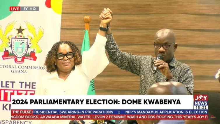 EC declares NDC’s Elikplim Akurugu winner of Dome-Kwabenya election