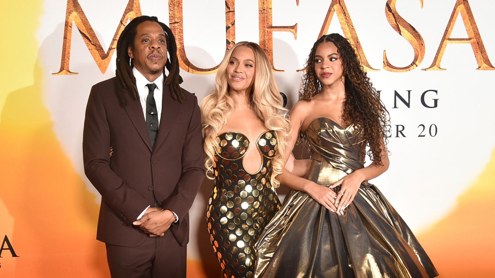 Jay-Z appears on red carpet with Beyonce and Blue Ivy after he was accused of raping girl, 13