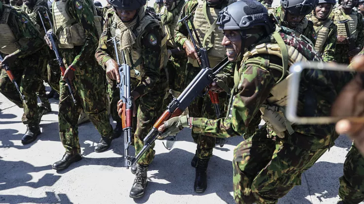 Kenya: Police patrol streets of Haitian capital
