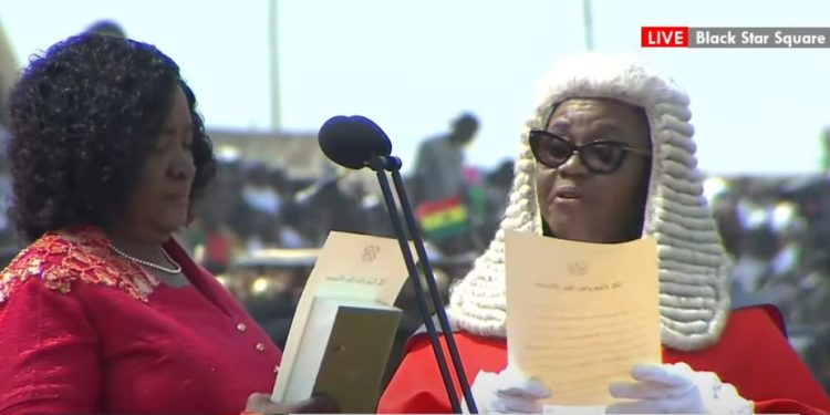 Prof Opoku-Agyemang sworn in as Ghana’s Vice President