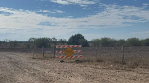 BerndDebusmann Jr/BBC News Image of a tract of land in Texas' Starr County