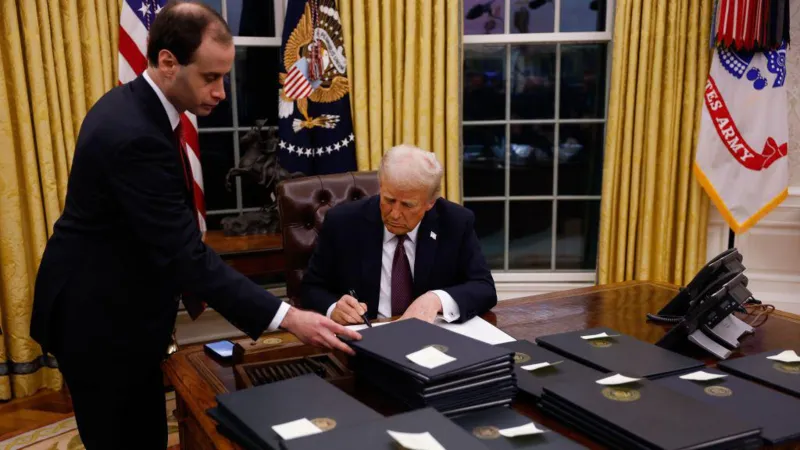 Executive orders: Donald Trump’s first acts as new president
