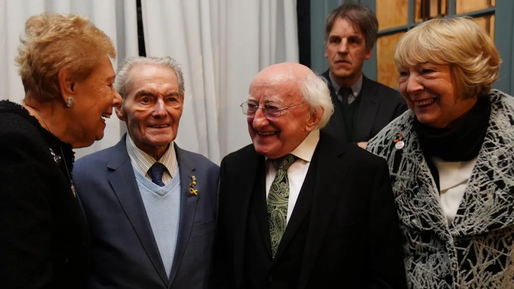 Irish president accused of ‘politicising’ Holocaust event