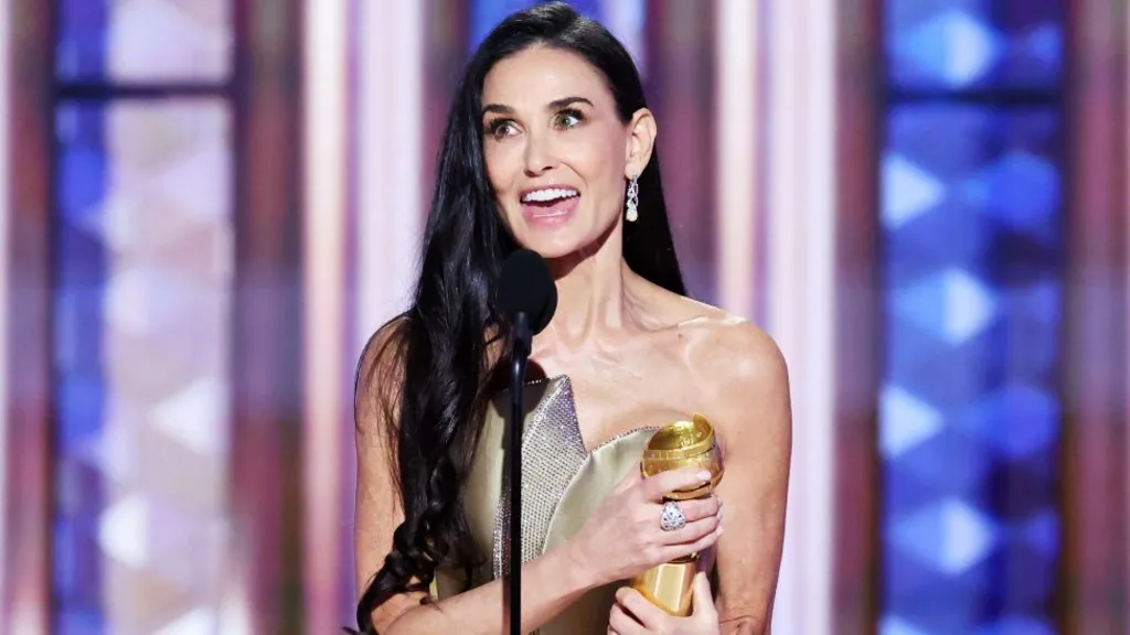 Demi Moore leads Oscar race after Golden Globes win