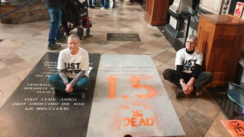 Arrests after Charles Darwin grave spray-painted