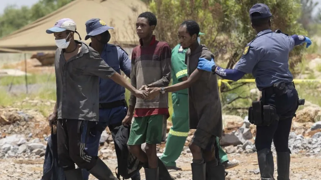 Rescuers pull six more bodies from South Africa mine