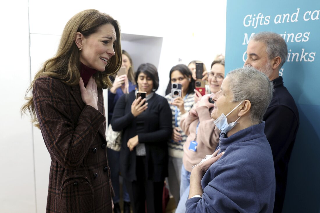 Kate reveals she is in remission from cancer
