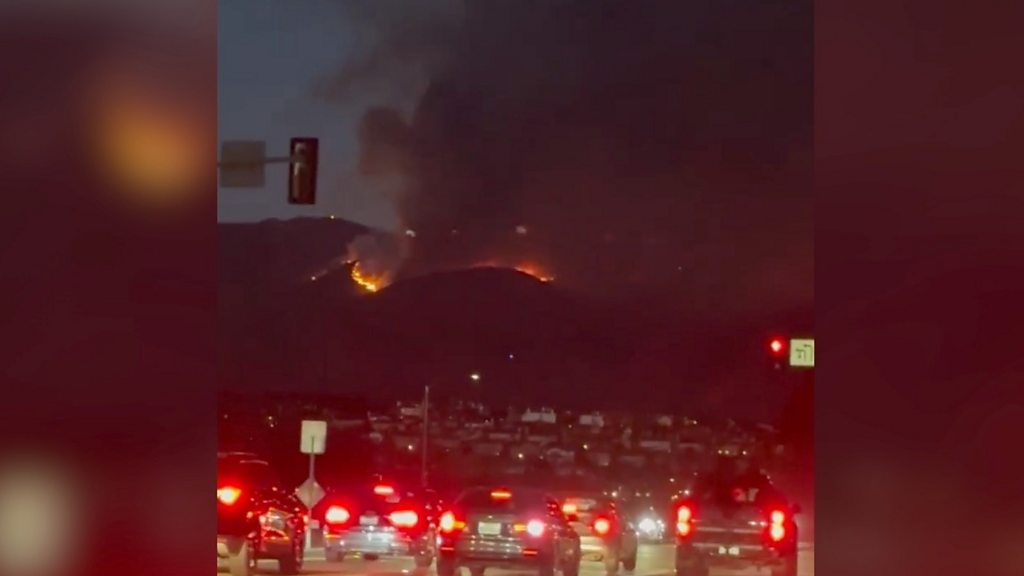 Trump tours LA fire destruction amid worries about disaster aid