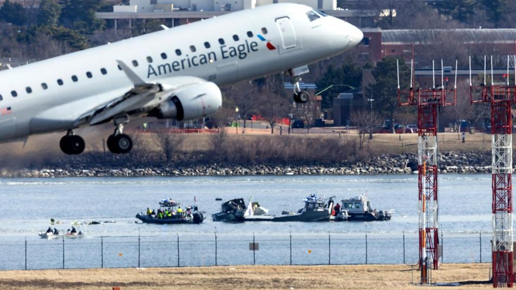 Black boxes found as officials examine staffing shortage in DC plane crash