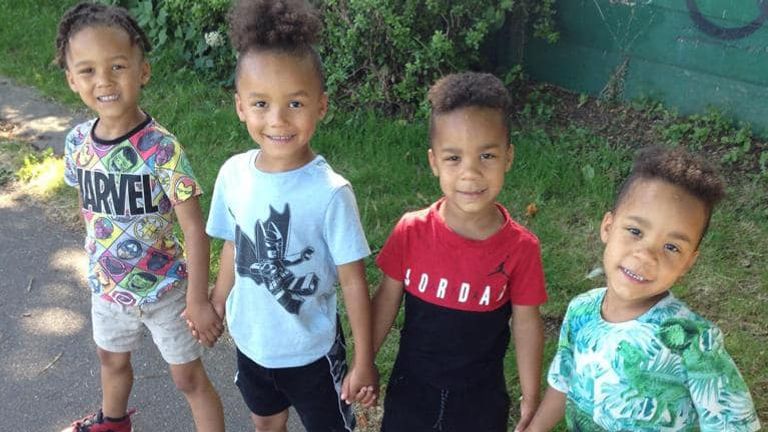 Mother jailed for 10 years after her four sons died in house fire while she was out shopping