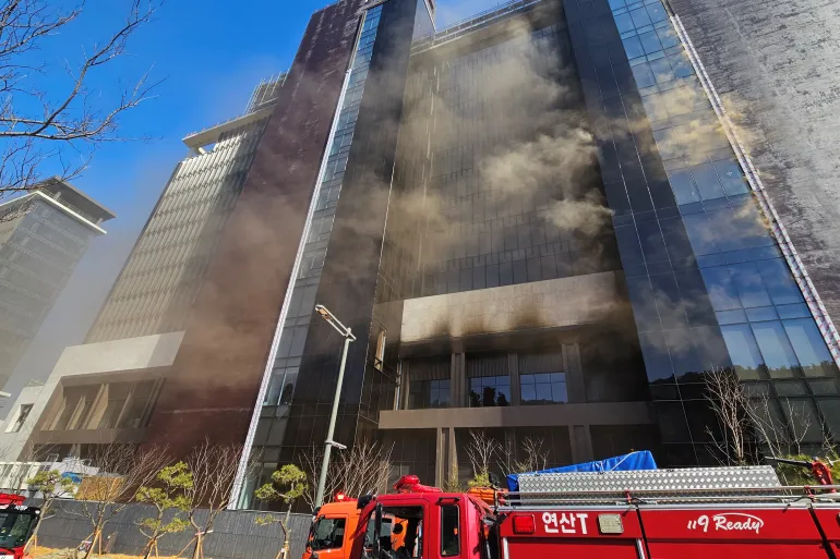 South Korea: At least 6 killed in fire at hotel construction site
