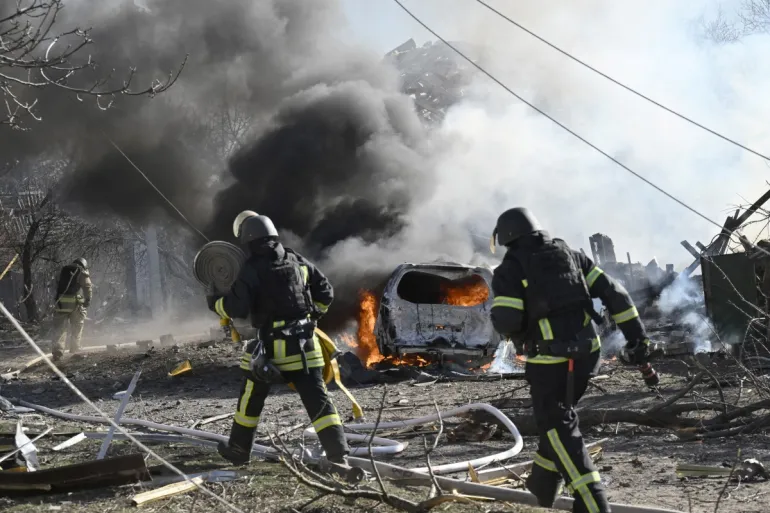 Russian drones hit Ukraine power plant, leaving residents in the cold