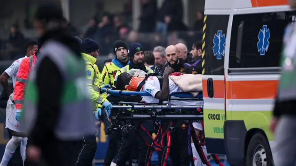Kean out of hospital after collapsing on pitch