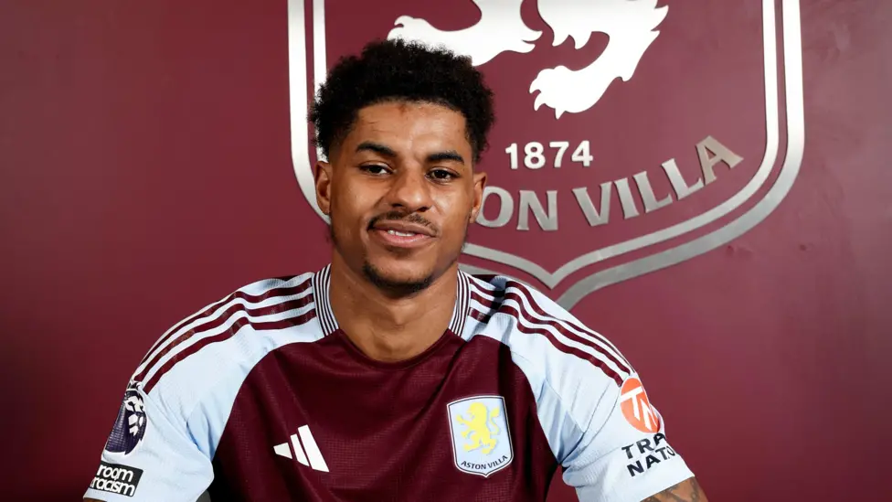 ‘I just want to play football’ – Rashford joins Villa on loan