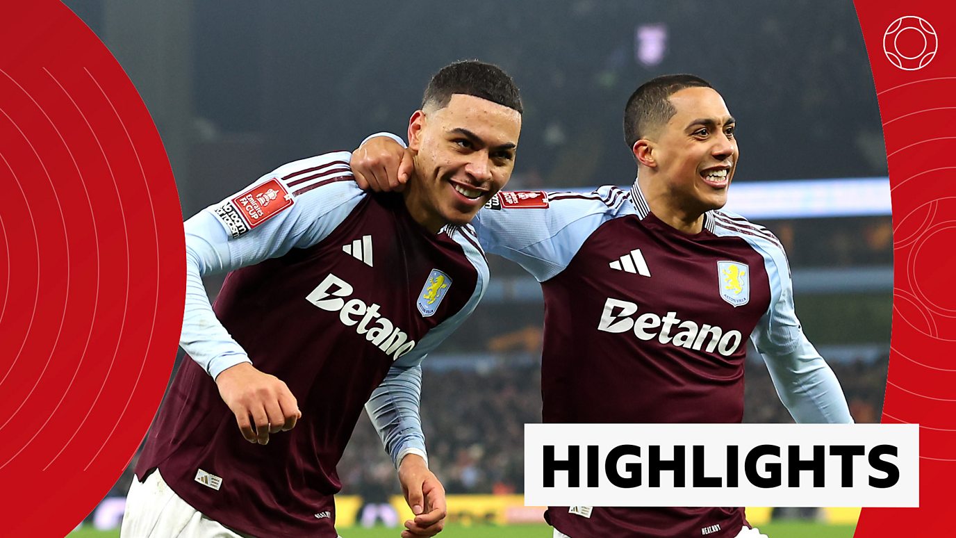 Aston Villa beat Tottenham to reach FA Cup fifth round